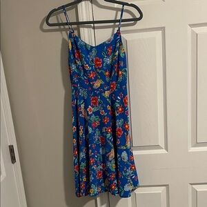 Old Navy Blue Floral Mini Dress
